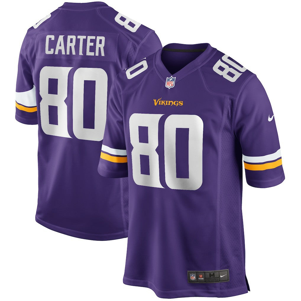 Cris Carter Minnesota Vikings Game Retired Player Jersey - Purple | Nike cheap