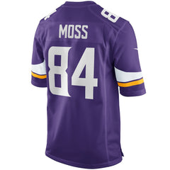Randy Moss Minnesota Vikings Game Retired Player Jersey - Purple | Nike for sale