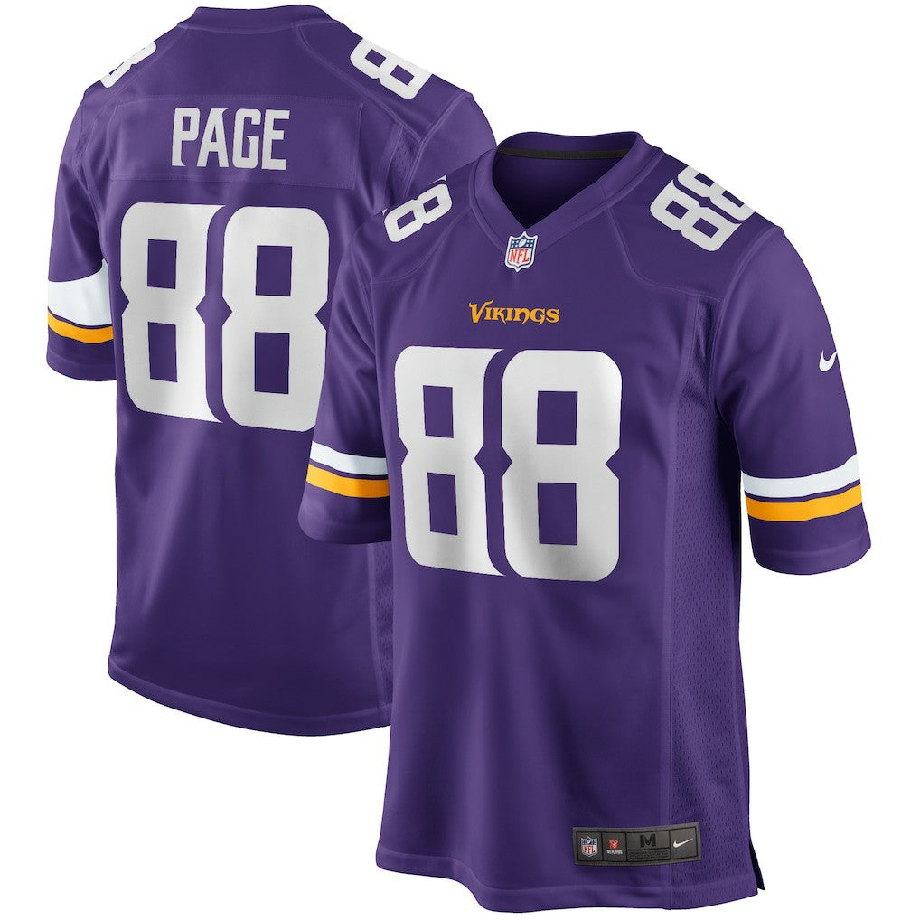Alan Page Minnesota Vikings Game Retired Player Jersey - Purple | Nike cheap