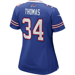 Thurman Thomas Buffalo Bills Women's Game Retired Player Jersey - Royal | Nike discount