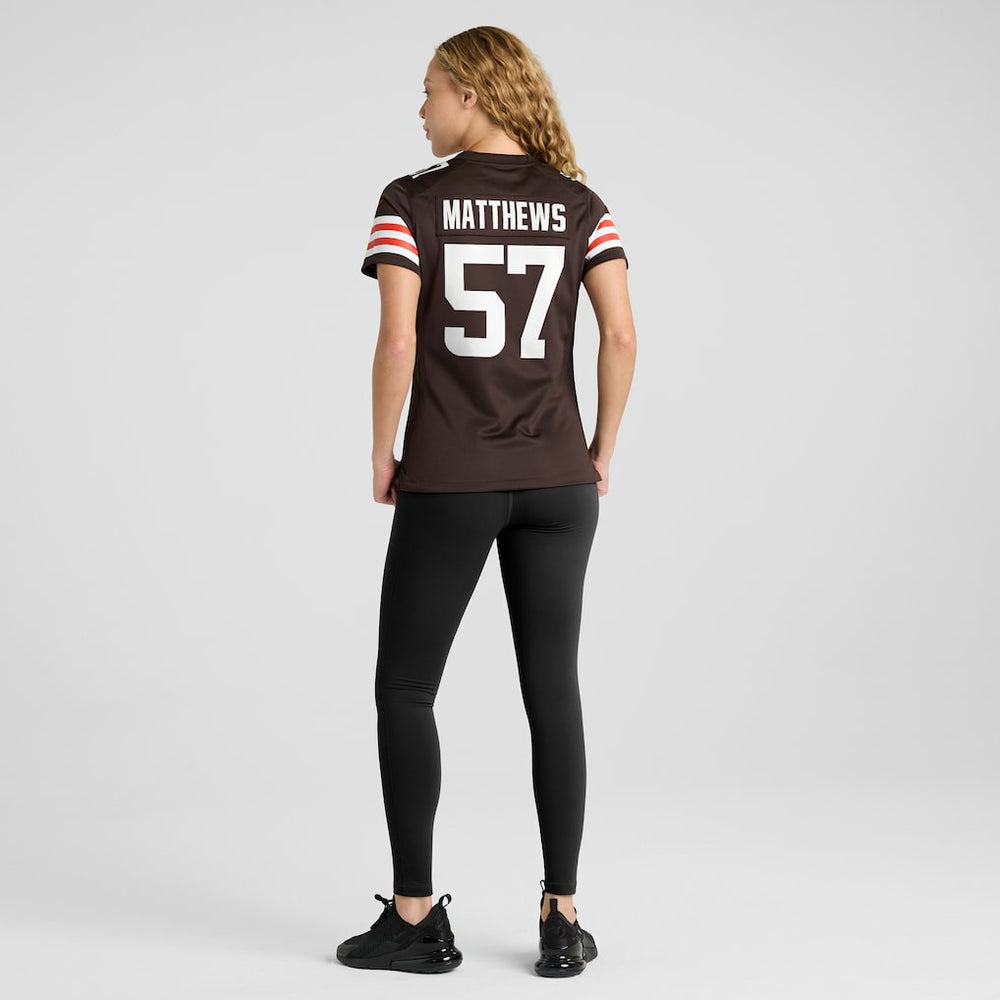 Clay Matthews Cleveland Browns Women's Game Retired Player Jersey - Brown | Nike online