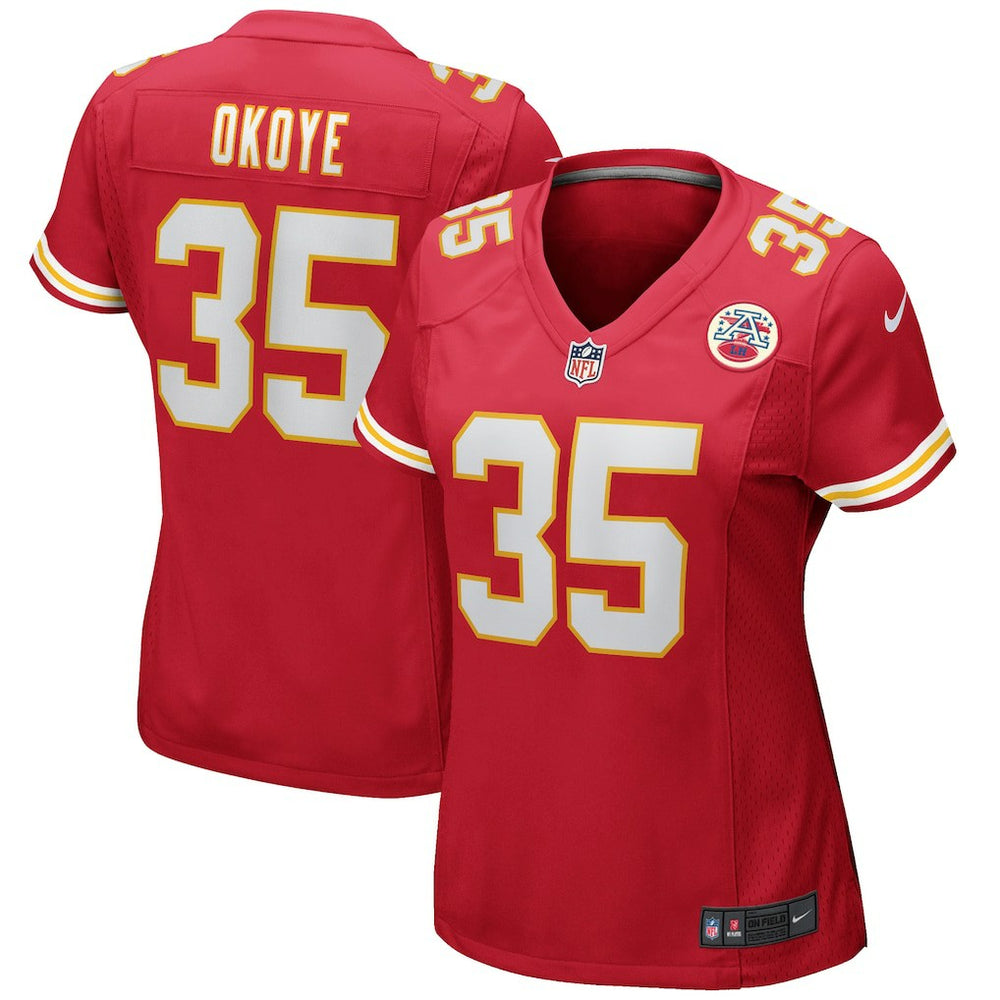 Christian Okoye Kansas City Chiefs Women's Game Retired Player Jersey - Red | Nike for sale
