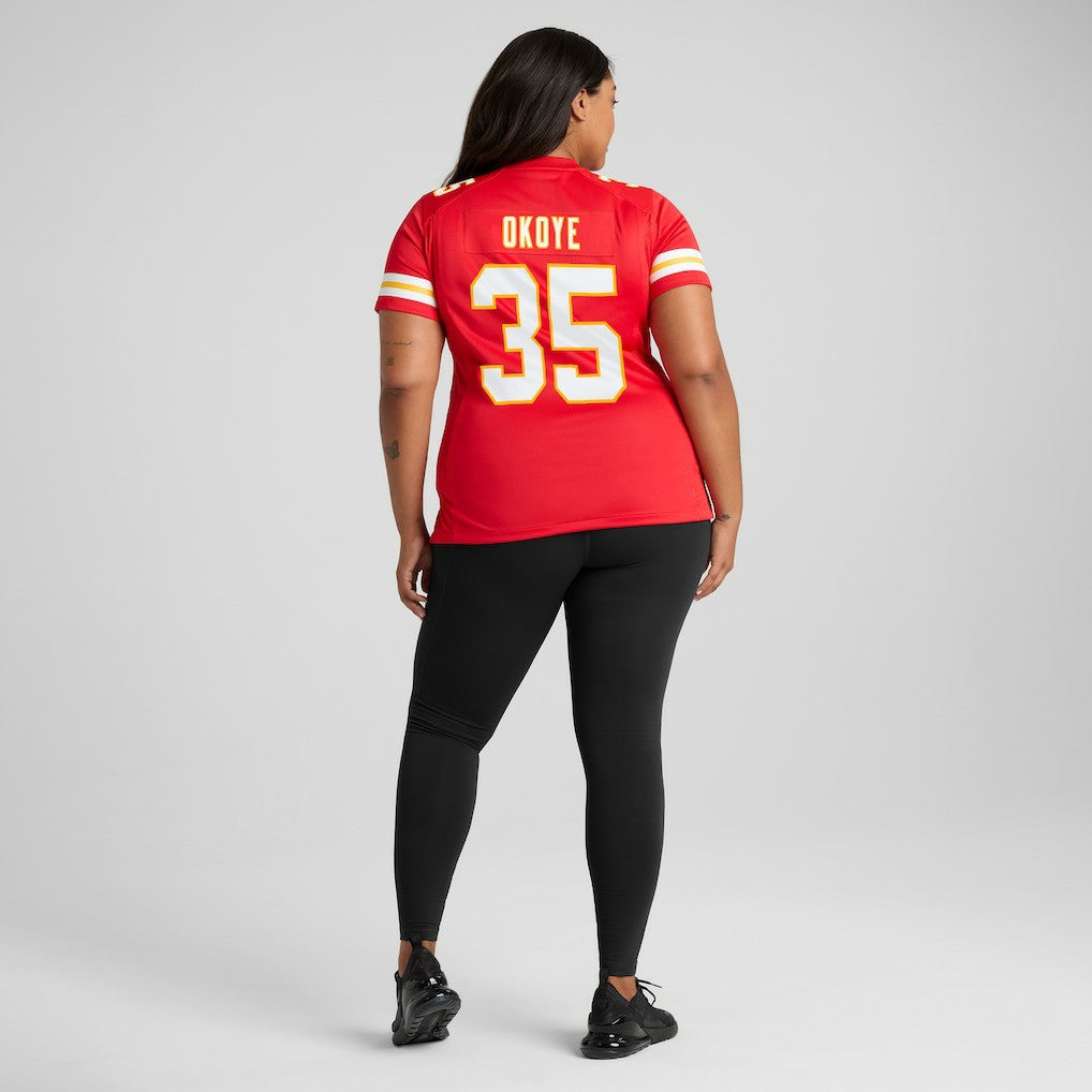 Christian Okoye Kansas City Chiefs Women's Game Retired Player Jersey - Red | Nike for sale