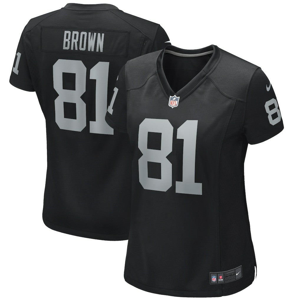 Tim Brown Las Vegas Raiders Women's Game Retired Player Jersey - Black | Nike cheap