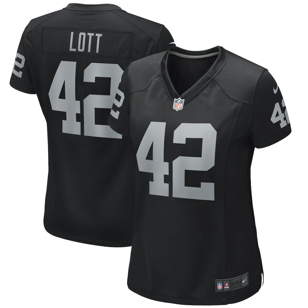 Ronnie Lott Las Vegas Raiders Women's Game Retired Player Jersey - Black | Nike outlet