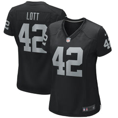 Ronnie Lott Las Vegas Raiders Women's Game Retired Player Jersey - Black | Nike outlet