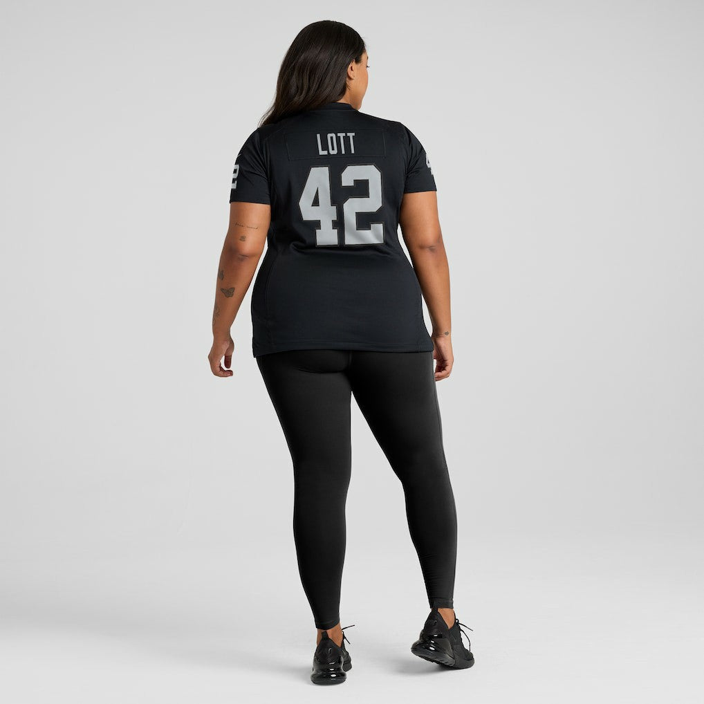 Ronnie Lott Las Vegas Raiders Women's Game Retired Player Jersey - Black | Nike outlet