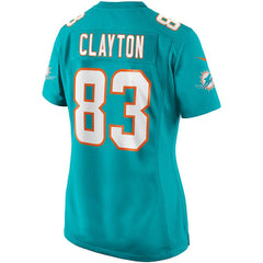 Mark Clayton Miami Dolphins Women's Game Retired Player Jersey - Aqua | Nike discount