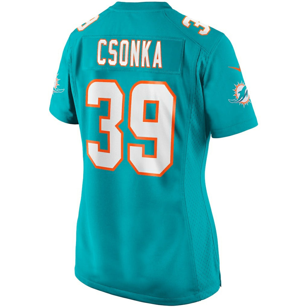 Larry Csonka Miami Dolphins Women's Game Retired Player Jersey - Aqua | Nike discount