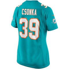 Larry Csonka Miami Dolphins Women's Game Retired Player Jersey - Aqua | Nike discount
