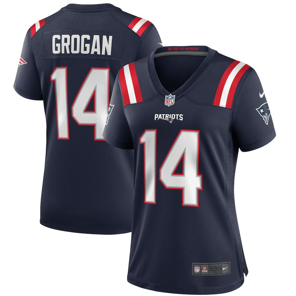 Steve Grogan New England Patriots Women's Game Retired Player Jersey - Navy | Nike for sale