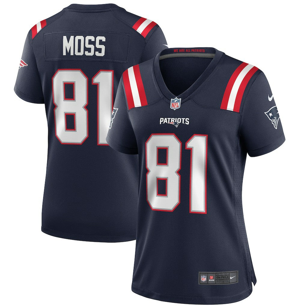 Randy Moss New England Patriots Women's Game Retired Player Jersey - Navy | Nike sale