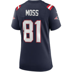 Randy Moss New England Patriots Women's Game Retired Player Jersey - Navy | Nike sale