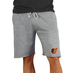 Baltimore Orioles Concepts Sport Mainstream Terry Shorts - Gray