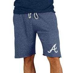 Atlanta Braves Concepts Sport Mainstream Terry Shorts - Navy