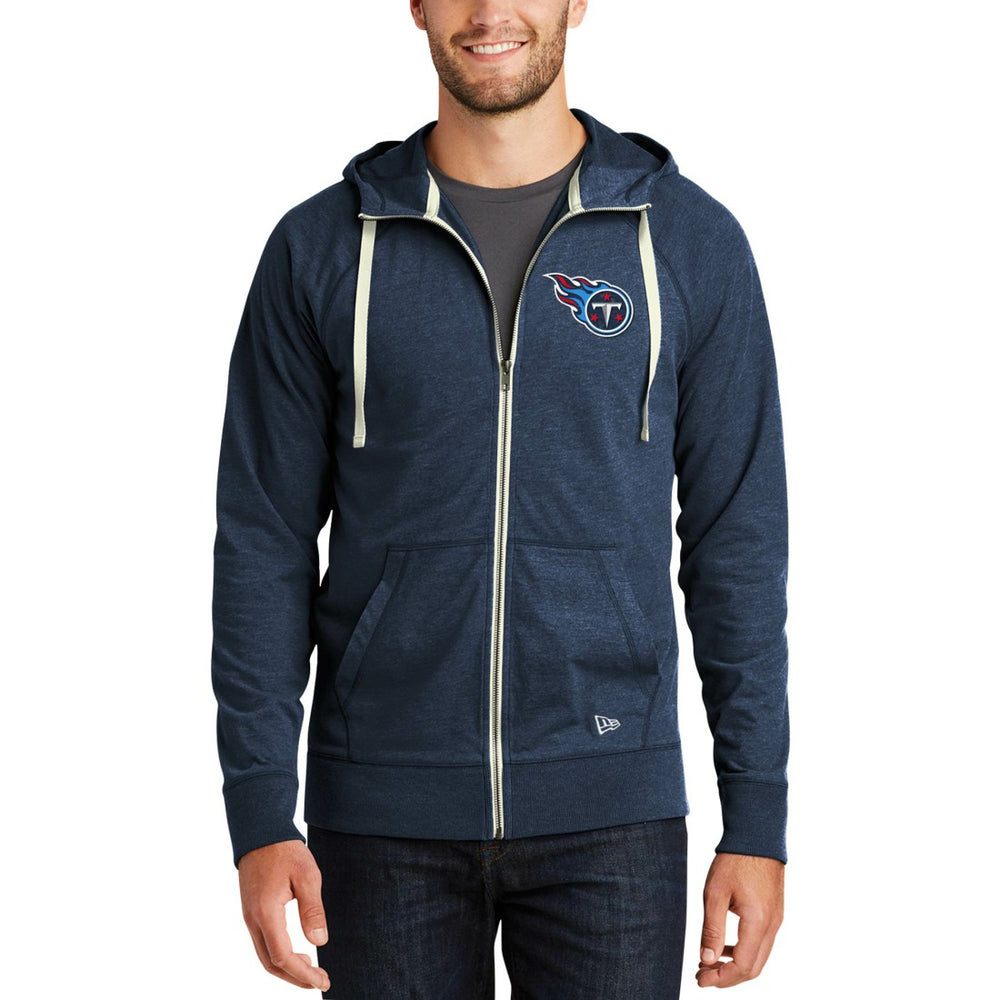 Tennessee Titans New Era In Season Hoodie Full-Zip Jacket - Heathered Navy outlet