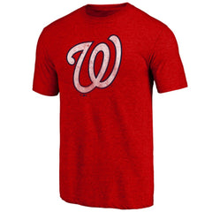 Washington Nationals Father's Day Greatest Dad Tri-Blend T-Shirt - Red