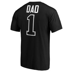 Pittsburgh Pirates Father's Day #1 Dad T-Shirt - Black