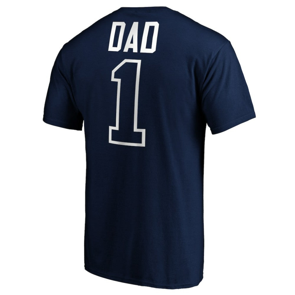 Seattle Mariners Father's Day #1 Dad T-Shirt - Navy