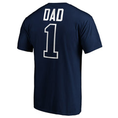 Seattle Mariners Father's Day #1 Dad T-Shirt - Navy