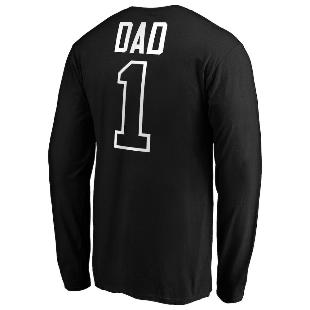 Pittsburgh Pirates Father's Day #1 Dad Long Sleeve T-Shirt - Black
