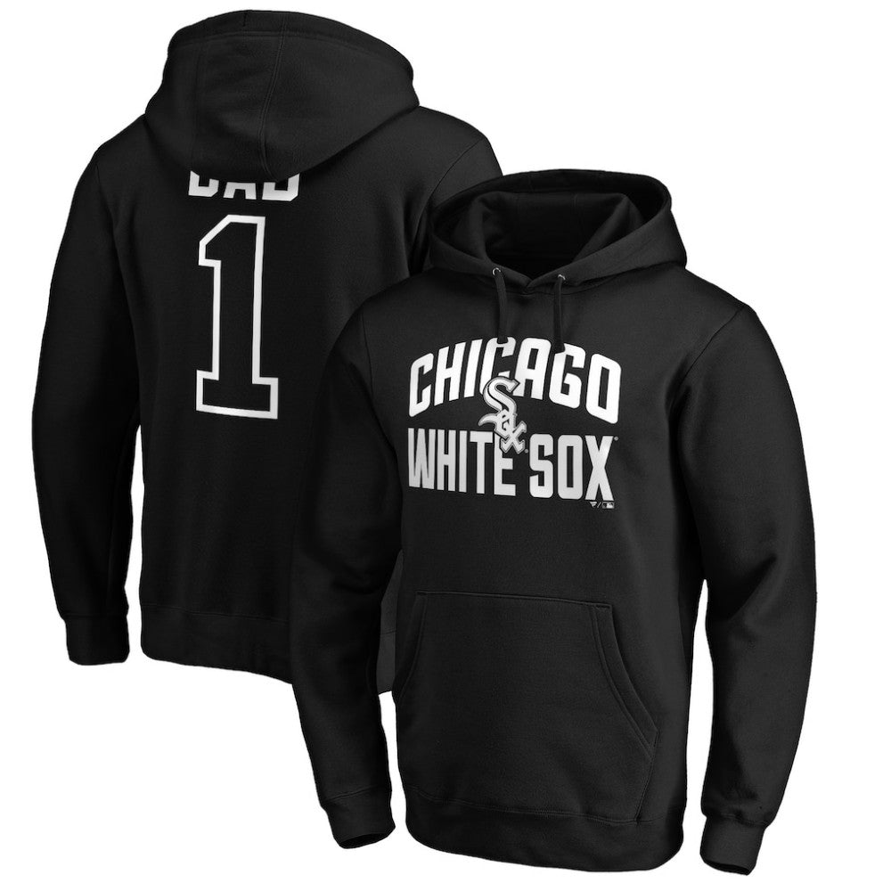 Chicago White Sox Father's Day #1 Dad Pullover Hoodie - Black