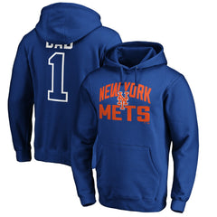 New York Mets Father's Day #1 Dad Pullover Hoodie - Royal