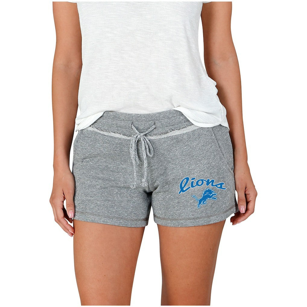 Detroit Lions Concepts Sport Women's Mainstream Terry Shorts - Gray for sale