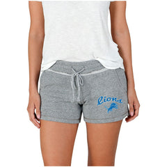 Detroit Lions Concepts Sport Women's Mainstream Terry Shorts - Gray for sale