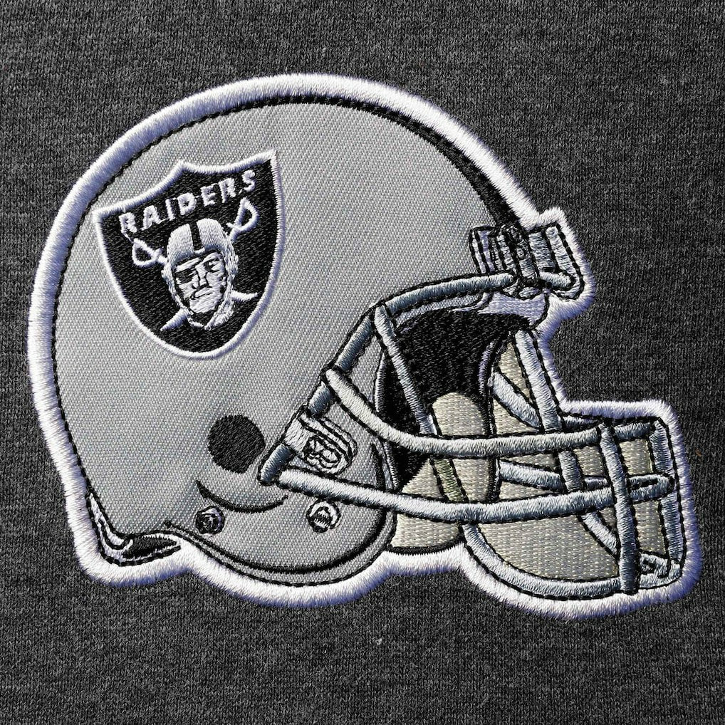 Las Vegas Raiders Starter Extreme Fireballer Pullover Hoodie - Heathered Gray/Silver discount