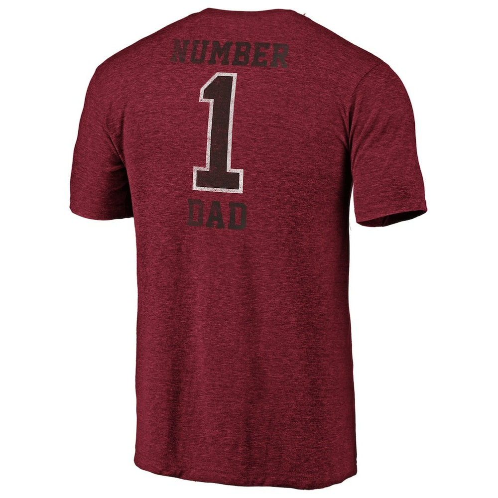 Arizona Cardinals #1 Dad Team Logo T-Shirt - Cardinal sale