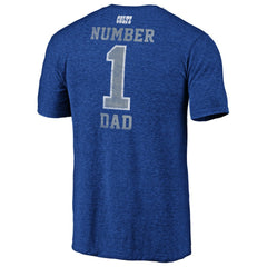 Indianapolis Colts #1 Dad Team Logo T-Shirt - Royal online