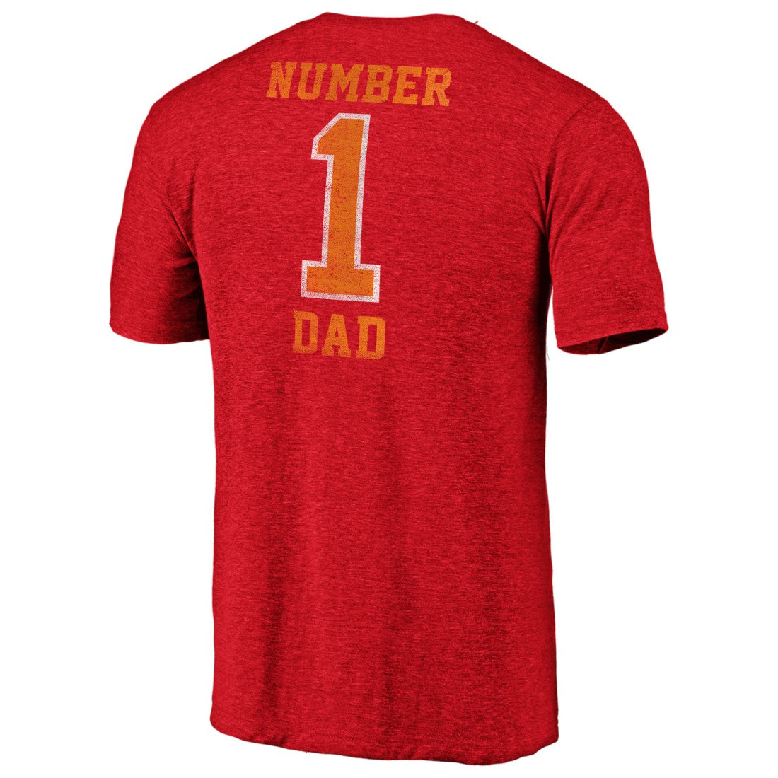 Tampa Bay Buccaneers #1 Dad Team Logo T-Shirt - Red for sale