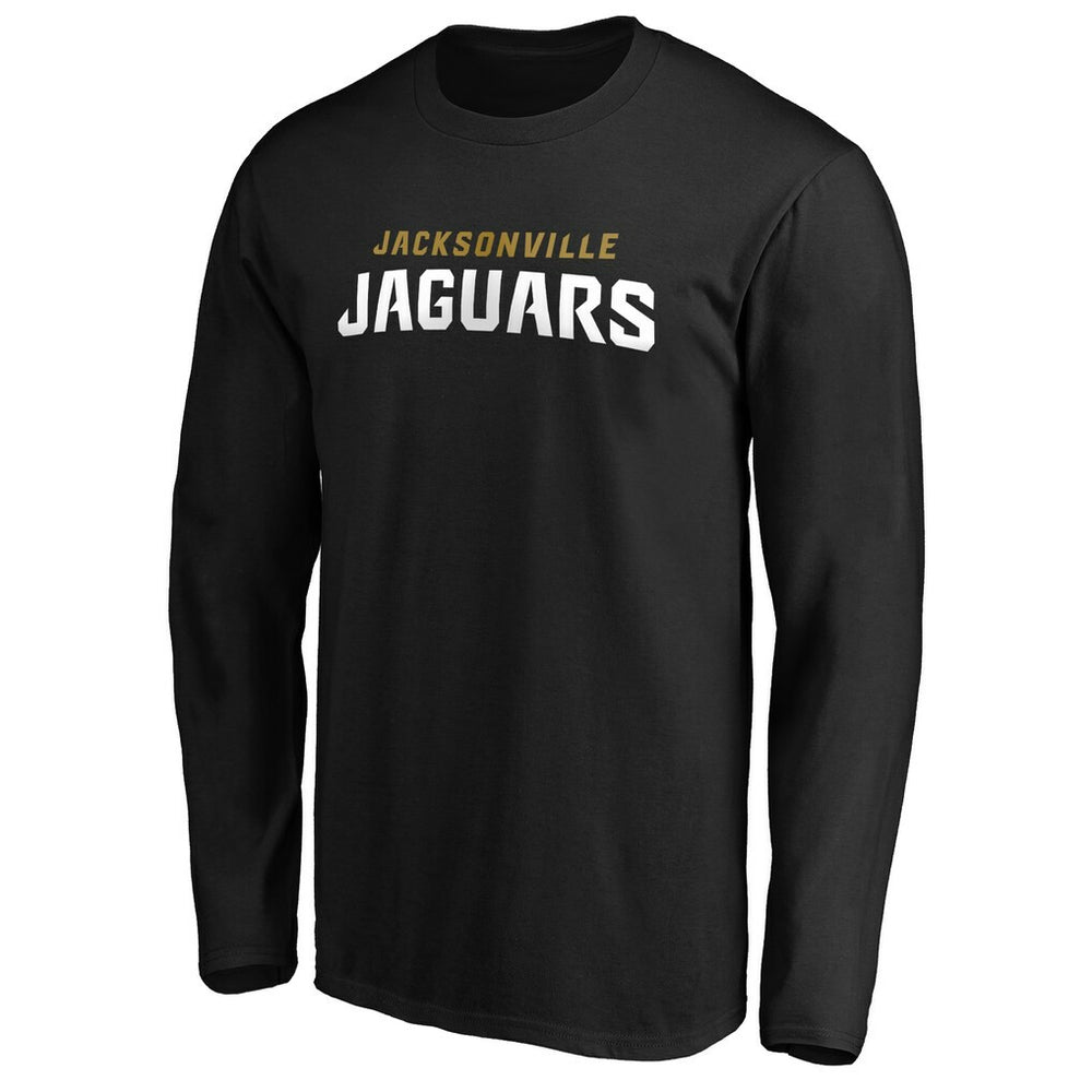Jacksonville Jaguars #1 Dad Long Sleeve Team Logo T-Shirt - Black outlet