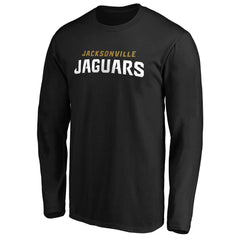 Jacksonville Jaguars #1 Dad Long Sleeve Team Logo T-Shirt - Black outlet