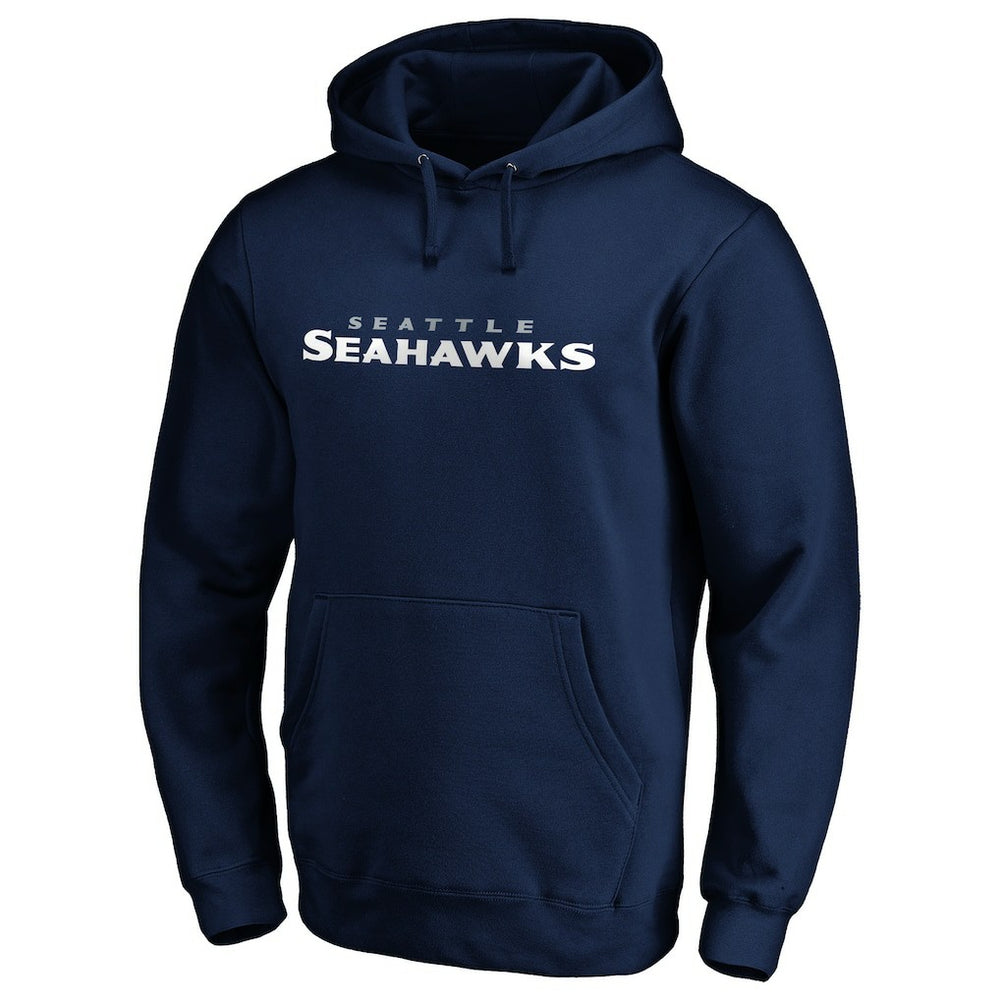 Seattle Seahawks #1 Dad Pullover Hoodie - Navy discount