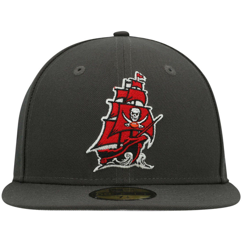 Tampa Bay Buccaneers New Era Omaha 59FIFTY Fitted Hat - Pewter online