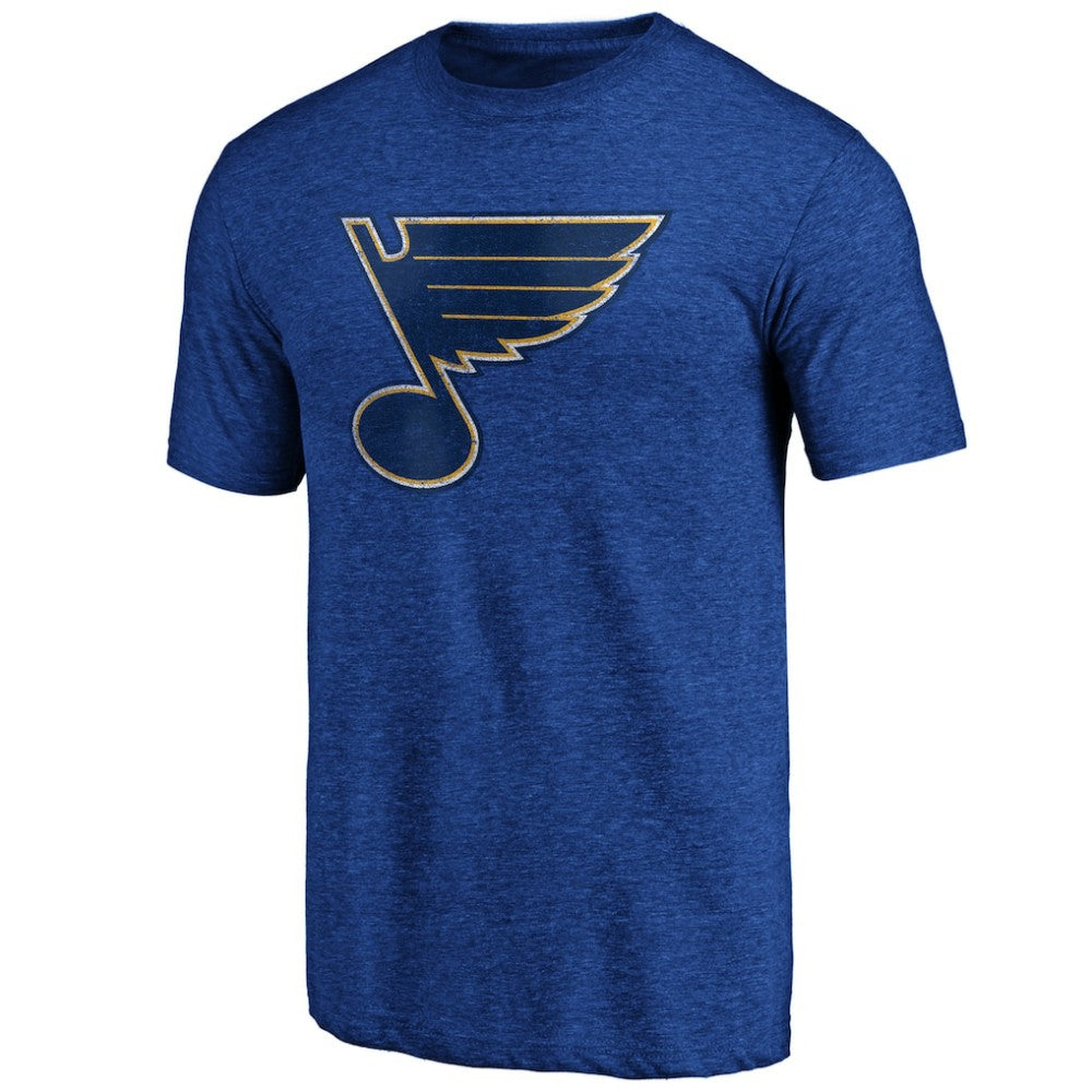 St. Louis Blues Greatest Dad Tri-Blend T-Shirt Blue