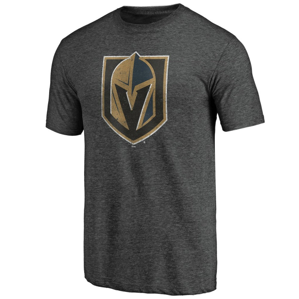 Vegas Golden Knights Greatest Dad Tri-Blend T-Shirt Charcoal