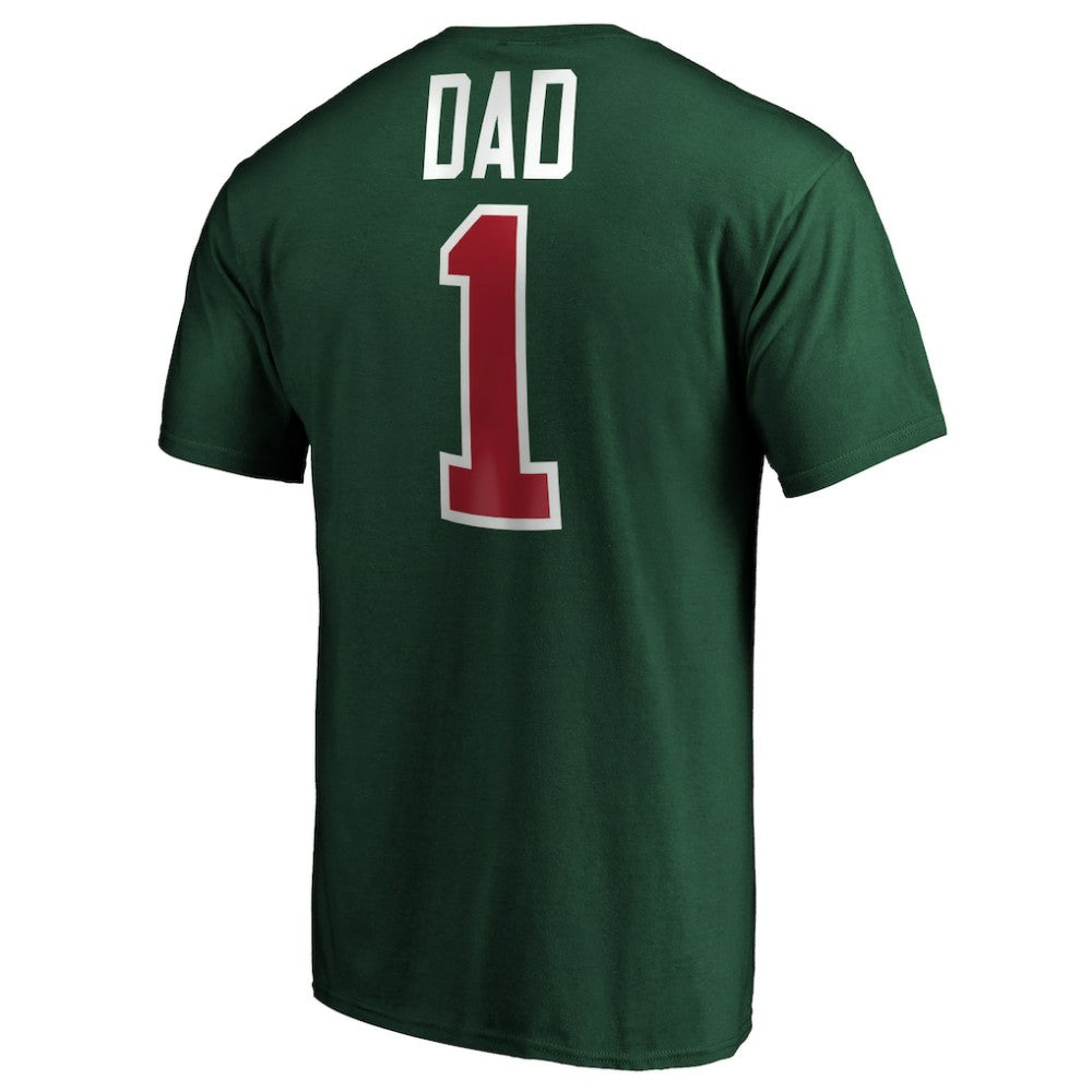 Minnesota Wild #1 Dad T-Shirt Green