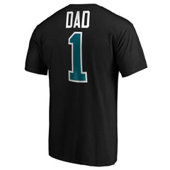 San Jose Sharks #1 Dad T-Shirt Black