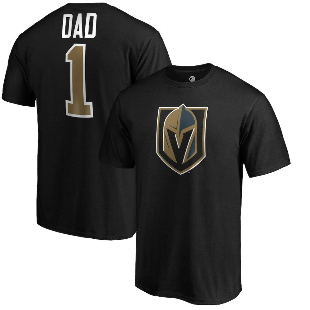 Vegas Golden Knights #1 Dad T-Shirt Black