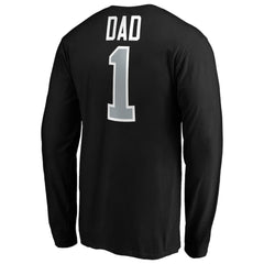 Los Angeles Kings #1 Dad Long Sleeve T-Shirt Black