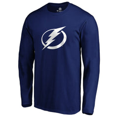 Tampa Bay Lightning #1 Dad Long Sleeve T-Shirt Blue