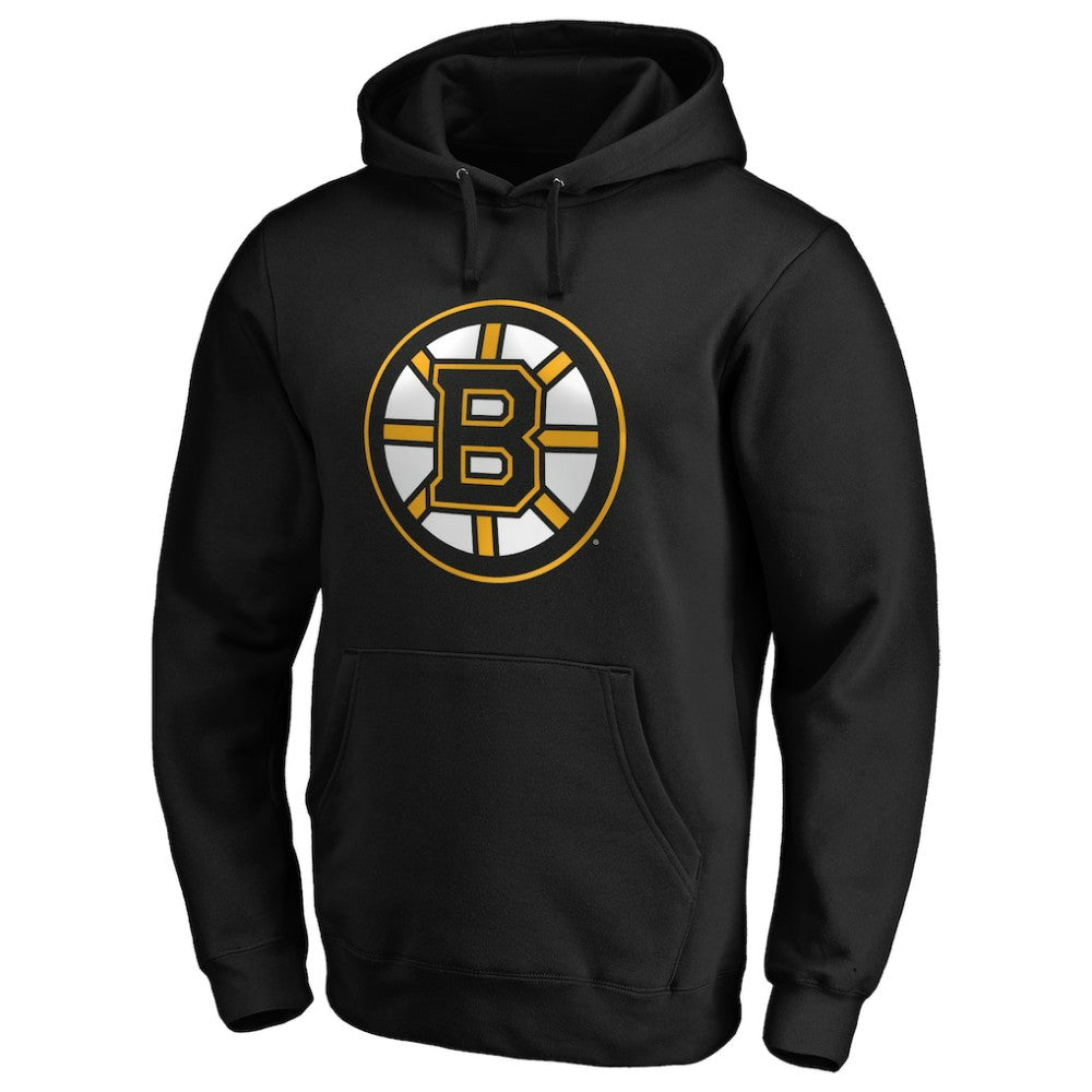 Boston Bruins #1 Dad Pullover Hoodie Black