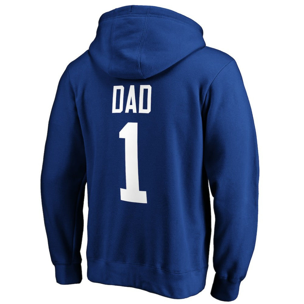 St. Louis Blues #1 Dad Pullover Hoodie Blue