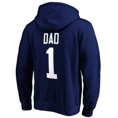 Toronto Maple Leafs #1 Dad Pullover Hoodie Blue