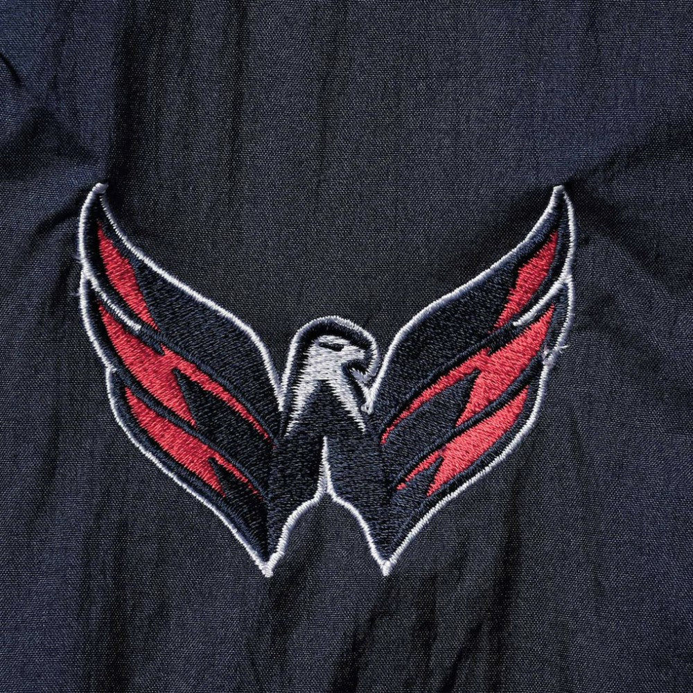 Washington Capitals Girls Youth Fan Gear Sherpa Full-Zip Jacket Navy