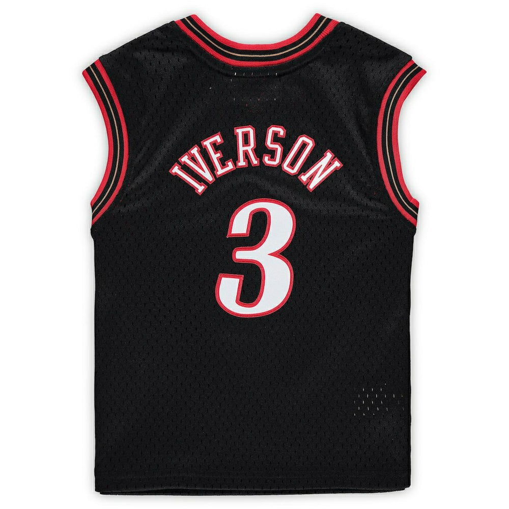Allen Iverson Philadelphia 76ers Preschool 2000-2001 Hardwood Classics Throwback Team Jersey - Black | Mitchell & Ness outlet