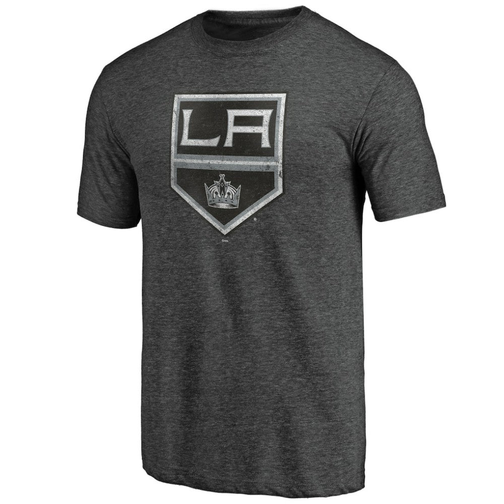Los Angeles Kings Greatest Dad Tri-Blend T-Shirt Charcoal